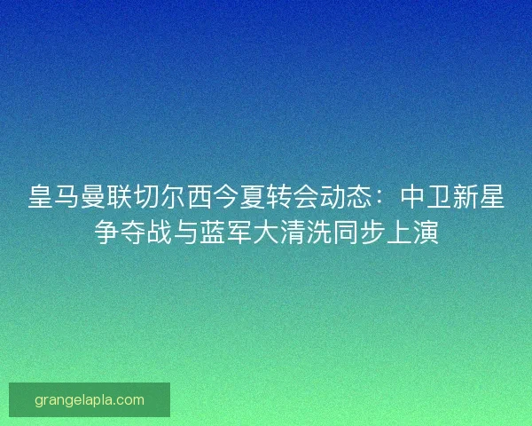 皇马曼联切尔西今夏转会动态：中卫新星争夺战与蓝军大清洗同步上演
