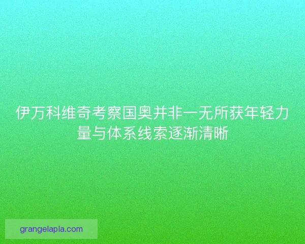 伊万科维奇考察国奥并非一无所获年轻力量与体系线索逐渐清晰 伊万科维奇考察国奥并非一无所获年轻力量与体系线索逐渐清晰